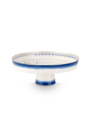 Pip Studio Tray Metal Pip & The Blue Bird Blue 30x12cm
