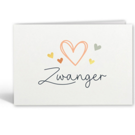 Wenskaart Enfant terrible kaart zwanger
