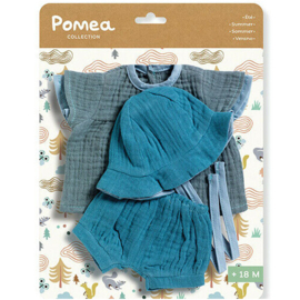 Djeco poppenkledingset pomea | summer 32 cm