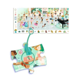 Djeco puzzel observation de dansschool 100 stukjes