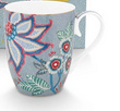 Pip studio Mug Large Flower Festival blue 350ml