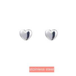 Go Dutch Label oorbellen Full Heart Stud - RH