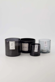 zusss Geurkaars Hammered Glas Antracietgrijs