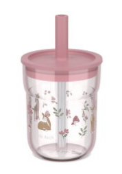Mepal kinderglas Mio 250 ml met rietje Little Dutch Fairy Garden