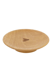 zusss Glastopper Hout Hartje Naturel
