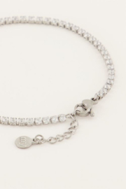 my jewellery armband | MOOD armband met kleine transparante stenen goud*