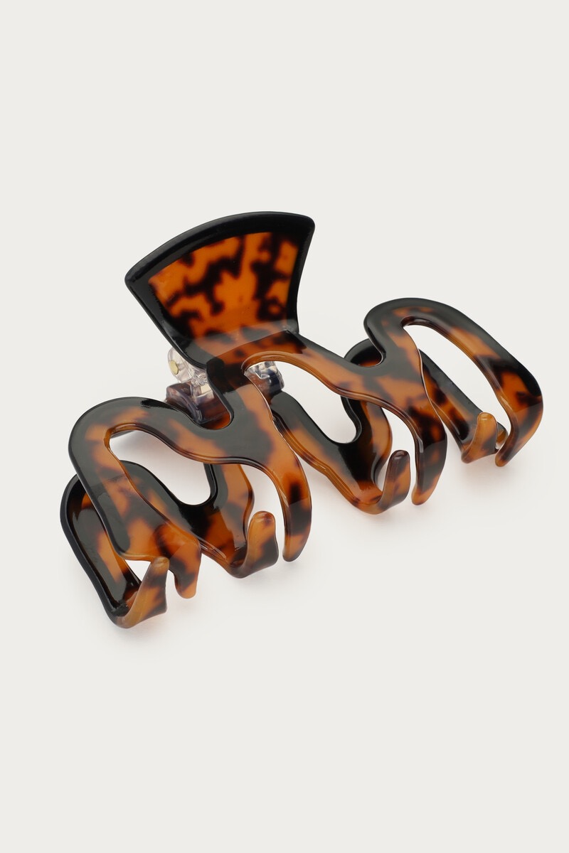 my jewellery haarclip bruin met twist