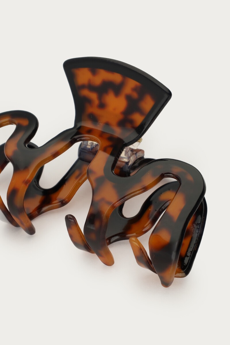 my jewellery haarclip bruin met twist