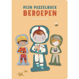 Boek Little Dutch boek mijn puzzelboek beroepen | karton