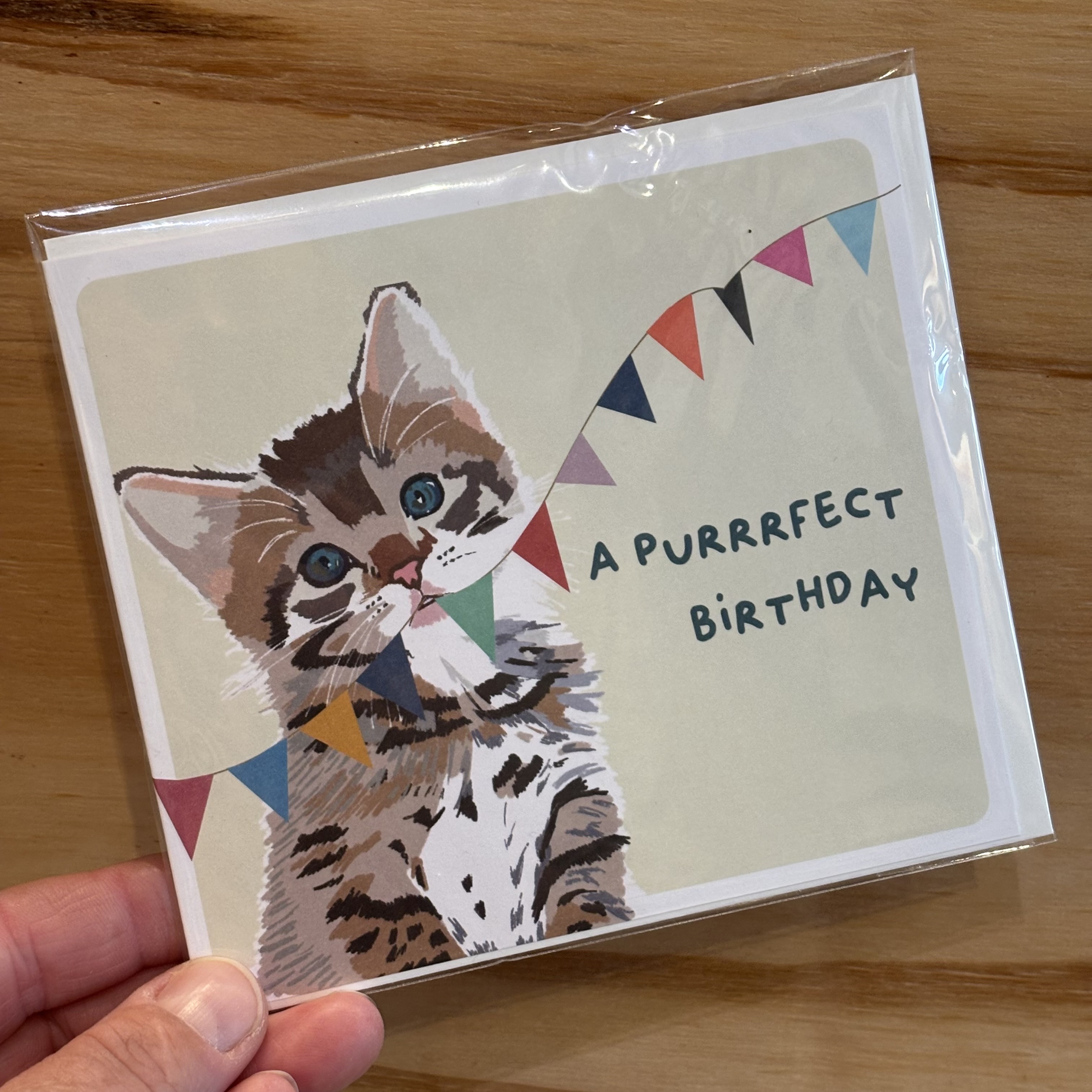 Pippa wenskaart a purrrfect birthday