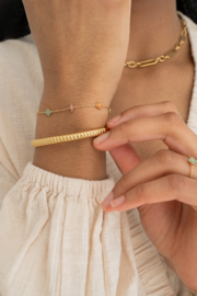 My jewellery armband multikleur klavers