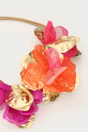 My Jewellery Statement ketting met zijden bloemen