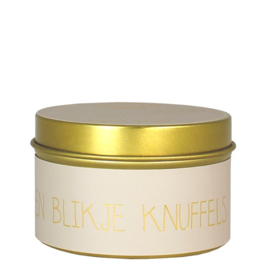 my flame sojakaars een blikje knuffels