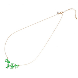 Go Dutch Label ketting | festival leaves goud