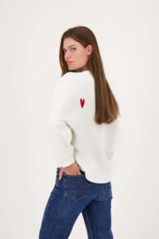 zusss sweater met print wit