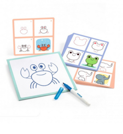 Djeco step by step tekenen baby & co