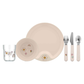 Mepal babyservies mio 6-delig little dutch Sunshine & Rainbow