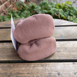 Petite Jenni Ottoman rib slofjes clay pink