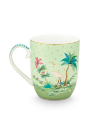 Pip studio jolie mok klein per stuk | gouden stippen groen 145ml
