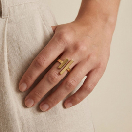 Camps & Camps ring Double T
