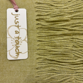 Just a touch sjaal kiwi green