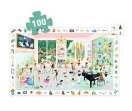 Djeco puzzel observation de dansschool 100 stukjes