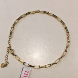 My jewellery enkelbandje | goud dikke schakels