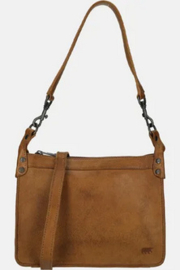 Bear design schoudertas clemens mini cognac