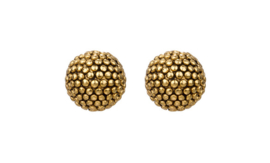 Camps & Camps oorbellen | goud globe studs plated