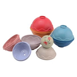 happy world bioplastic stapelballen