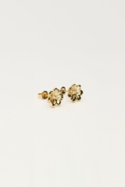 My Jewellery oorbellen studs kleine bloem goud