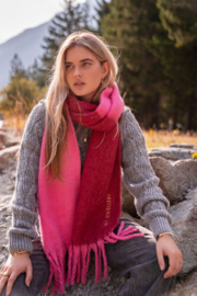 My Jewellery rood met roze sjaal met goud