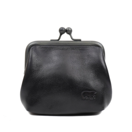 Bear Design klassieke beugelportemonnee Lorraine | zwart