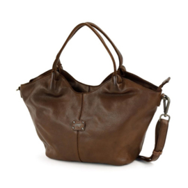 Bear Design Hand-/Schoudertas 'Valeria' brown