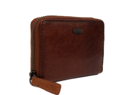 bear design pasjeshouder 'Rudie' cognac