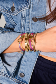 MyJewellery Sunrocks touw armbandje klavertje
