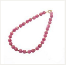 Go Dutch Label ketting glamour stones necklace pink