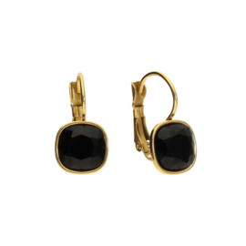 Camps & Camps oorbellen swarovski black diamond  dormeuses