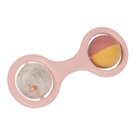 Little Dutch Rammelaar met balletjes roze
