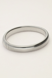 MyJewellery Bold elastieken bangle midi zilver