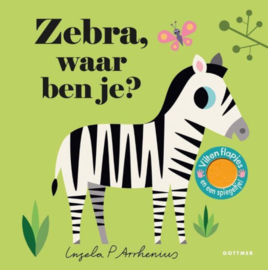 Zebra, waar ben je? | karton flapjesboekje