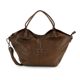 Bear Design Hand-/Schoudertas 'Valeria' brown