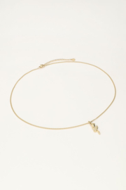 My Jewellery Vintage ketting met platte roos goud
