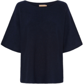 marta du chateau knitted top Sia navy