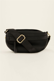 My jewellery tas crossbody zwart met extra vak