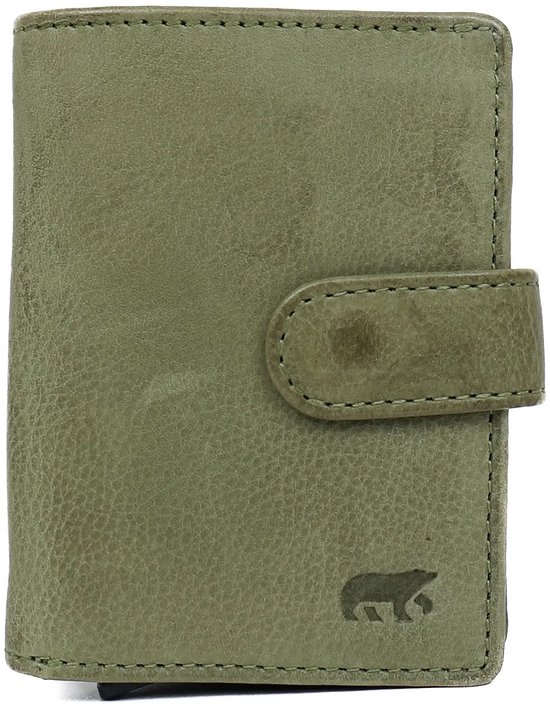Bear Design portemonnee anti skim | moss