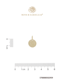 rose en camellia bedel munt