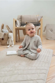 zusss baby | deken met stiksels leem