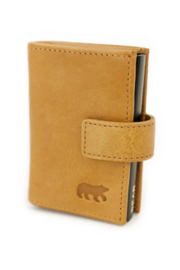 Bear design XL Pasjeshouder 'Mo' taupe