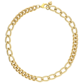 Camps & Camps armband golden relief chain necklace